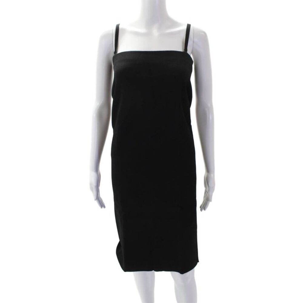 Another Tomorrow Womens Compact Knit Convertible Dress - Black Size S
